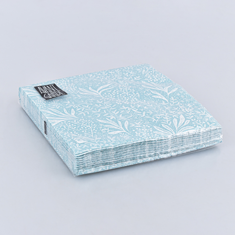 Lot de 20 serviettes 'Harmony' bleues