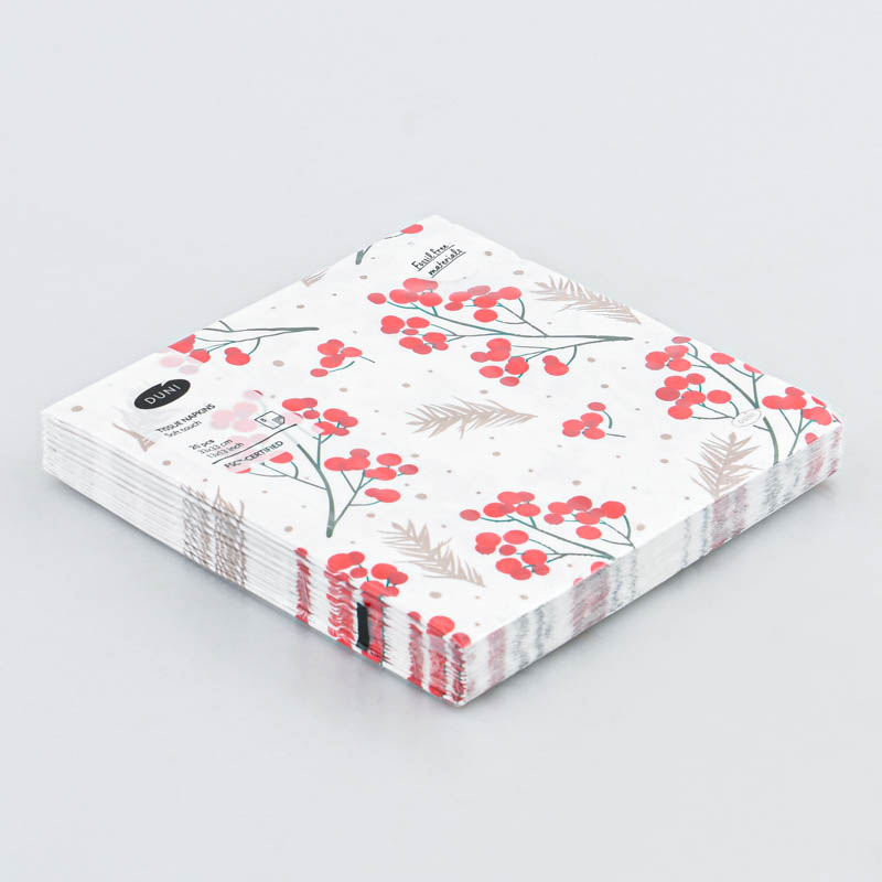 Lot de 20 serviettes 'Berry Merries' 
