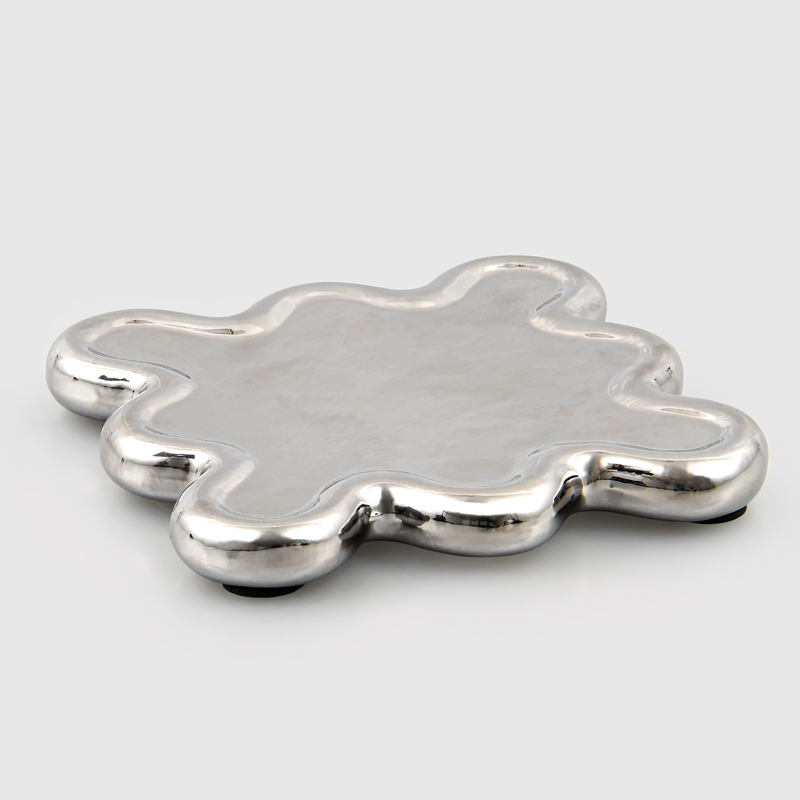 Vide-poche 'Pop' argenté