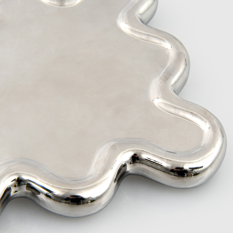 Vide-poche 'Pop' argenté