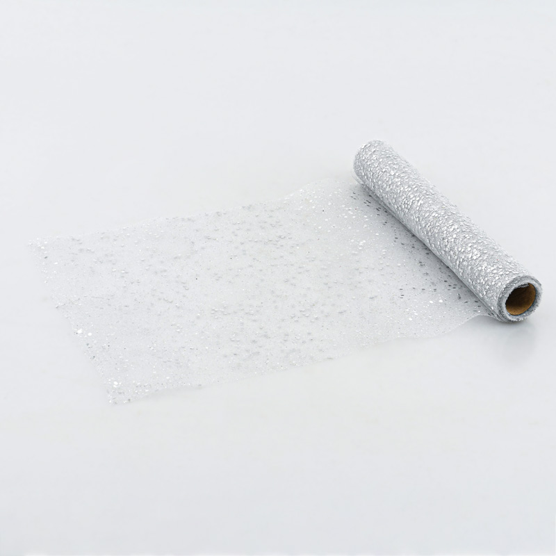 Arc-en-Ciel Paillettes Tulle Chemin De Table 30 Cm X 9 M, Tissu En Tulle Chemin De Table Arc-en-Ciel à Paillettes, Rouleau Tulle Pailleté Pour Anniversaires, Artisanat DIY, Table à Manger