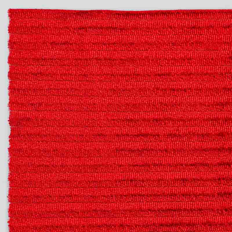 Chemin de table velours côtelé rouge 