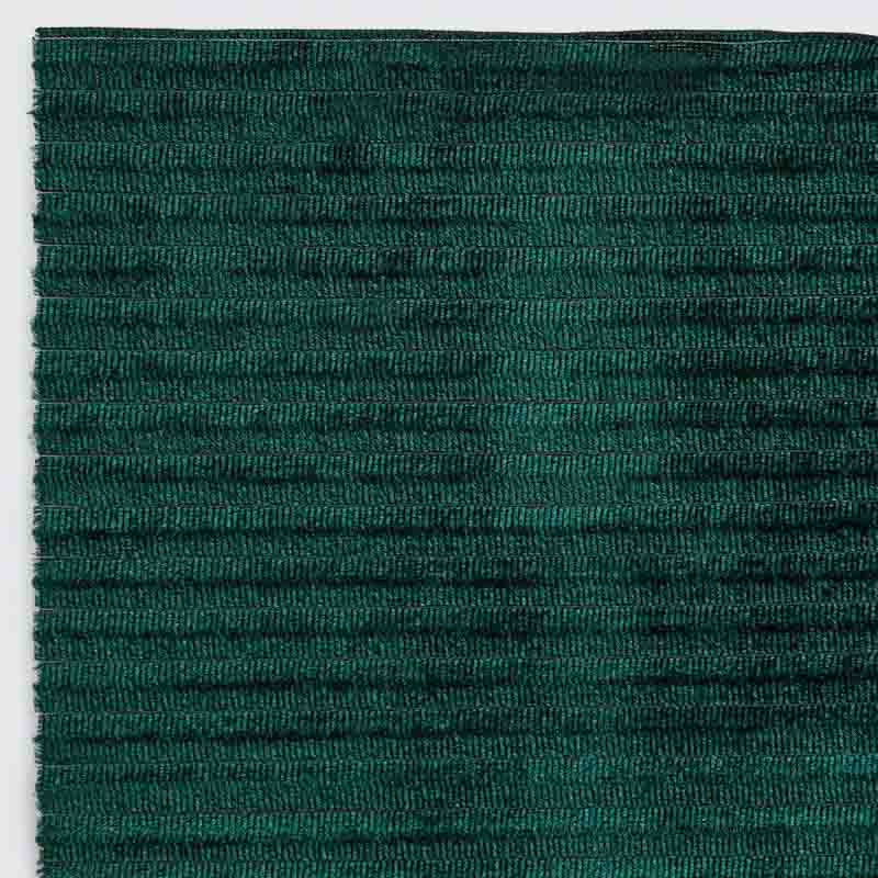 Chemin de table velours côtelé vert
