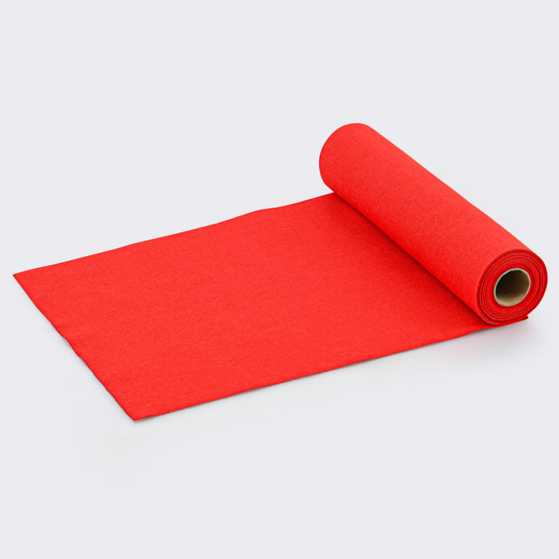 Chemin de table 'Serenity' rouge