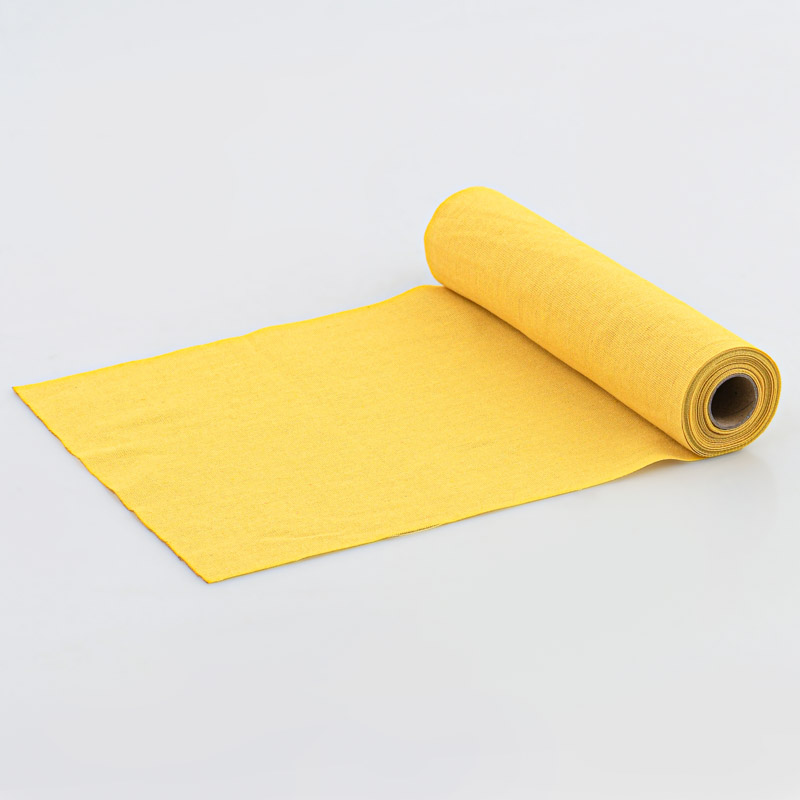 Chemin de table 'Serenity' jaune