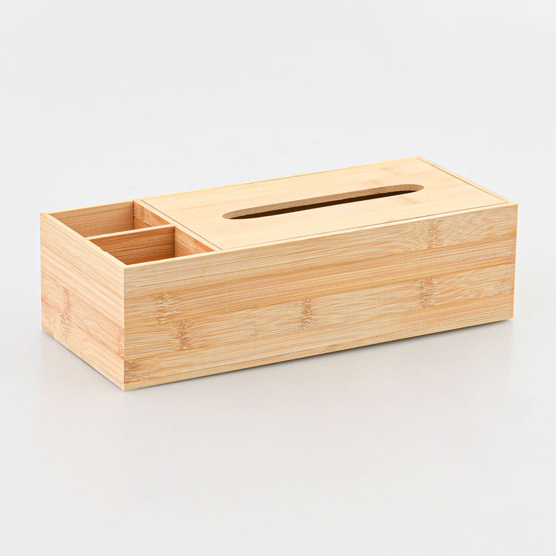 Boîte à mouchoirs en bambou