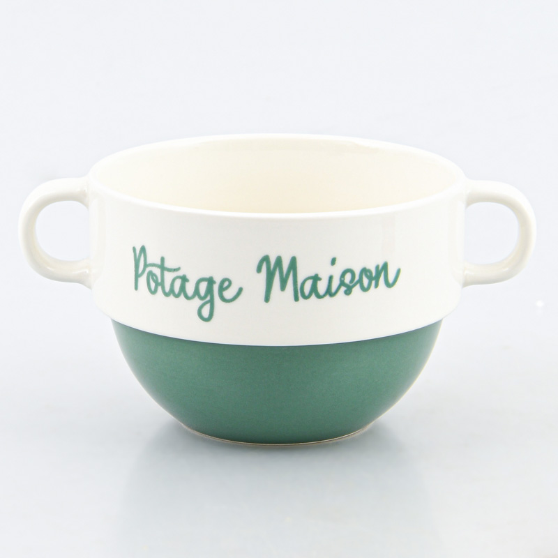Bol à potage vert