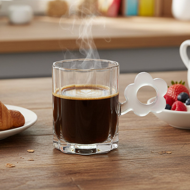 Mug 'Lumifleur' blanc