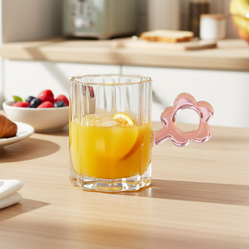 Mug 'Lumifleur' rose