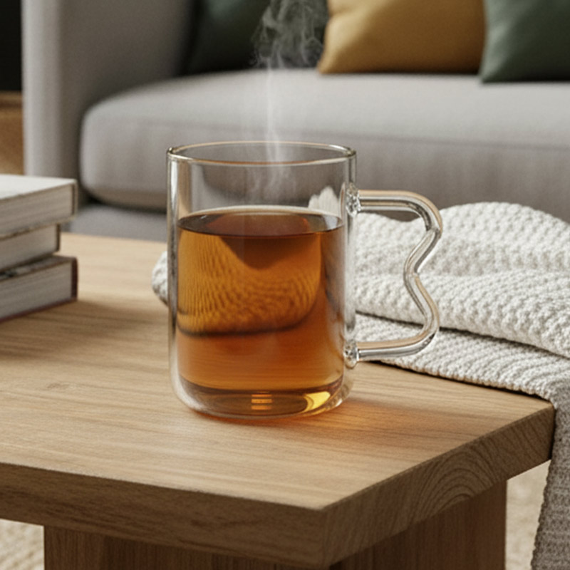 Mug 'Curvo' blanc