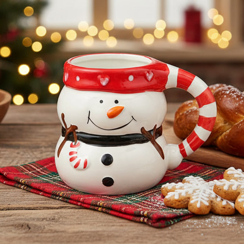 Mug de Noël 'Funny' bonhomme de neige 40cl 