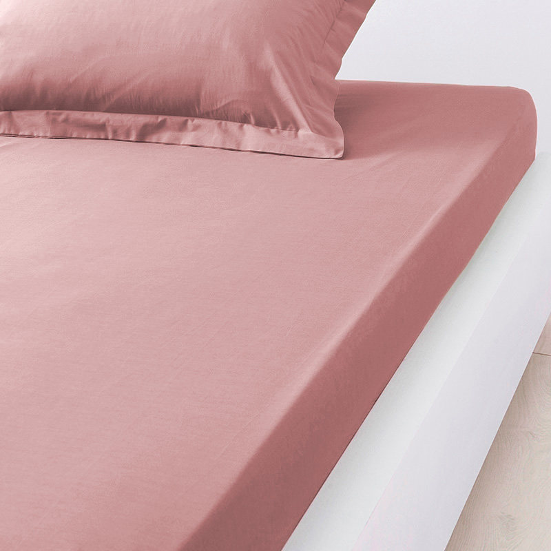 Drap housse 'Dream' rose framboise