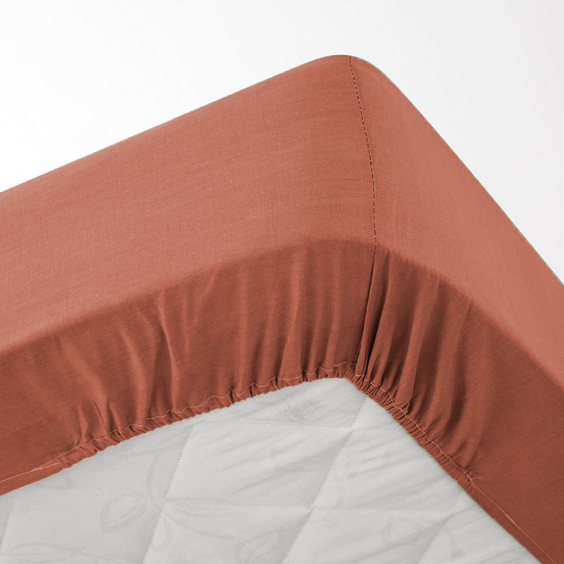 Drap housse 'Dream' terracotta