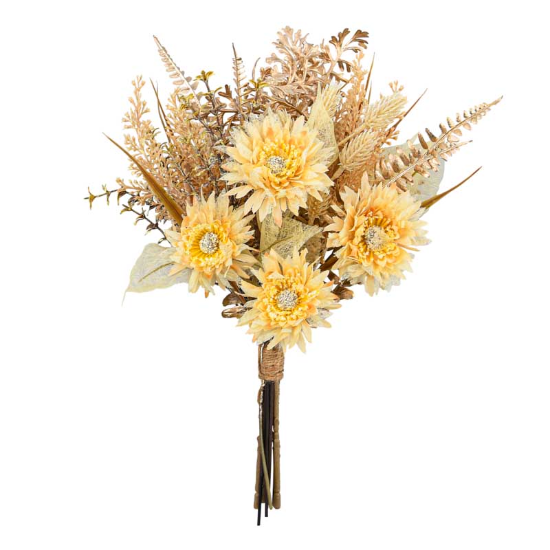 Bouquet de gerbera 'Douces Rêveries' doré