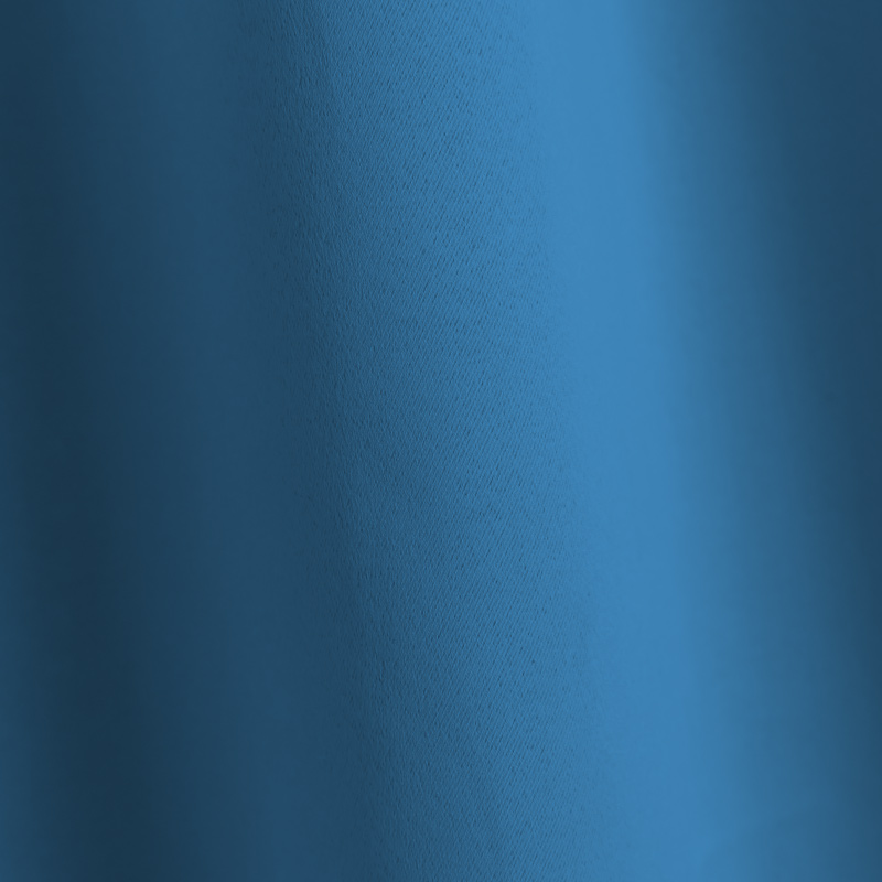 Rideau semi occultant bleu canard