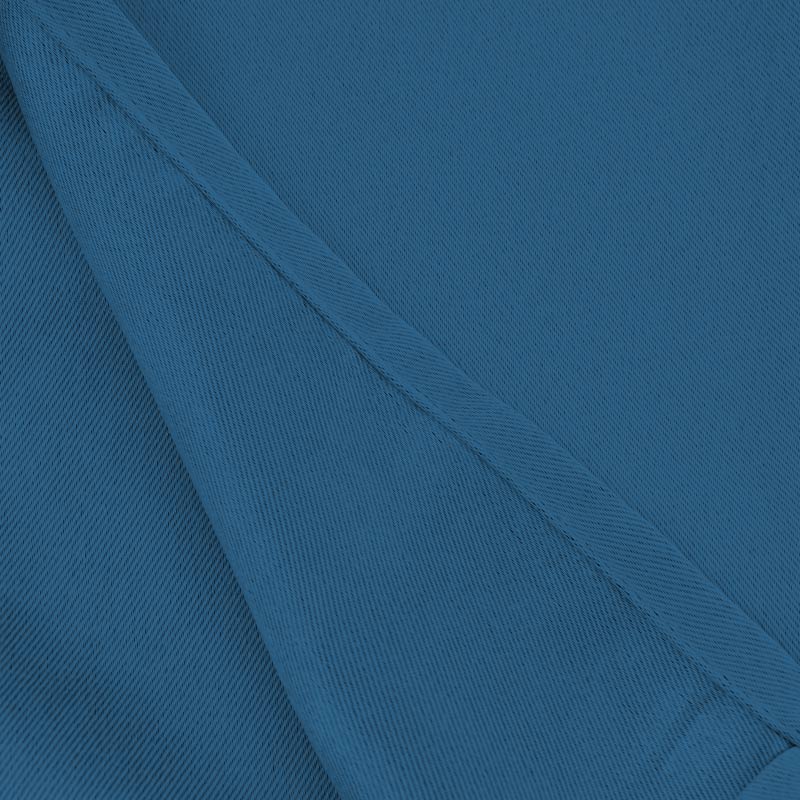 Rideau semi occultant bleu canard