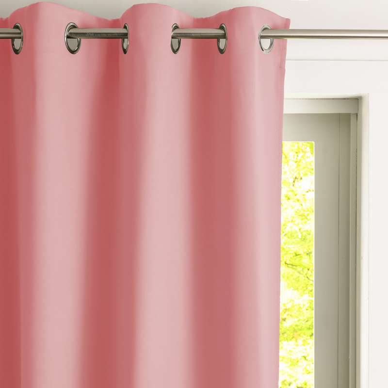 Rideau semi occultant abricot