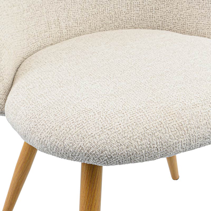 Chaise moucheté 'Solane' beige