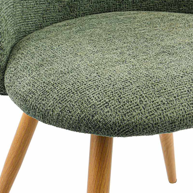 Chaise moucheté 'Solane' vert