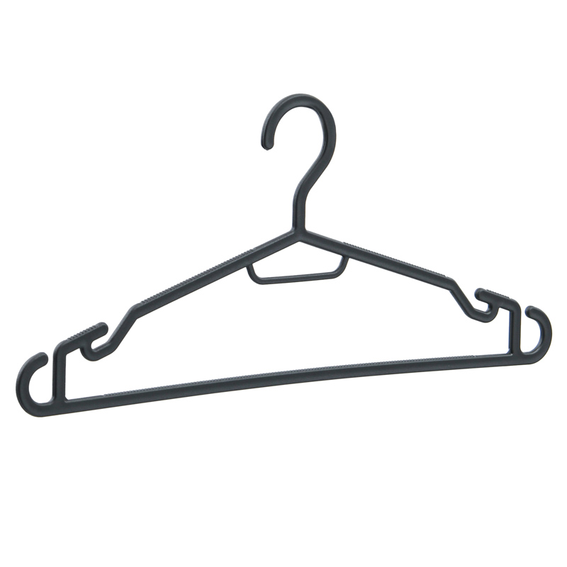 Lot de 10 cintres non rotatif noirs 