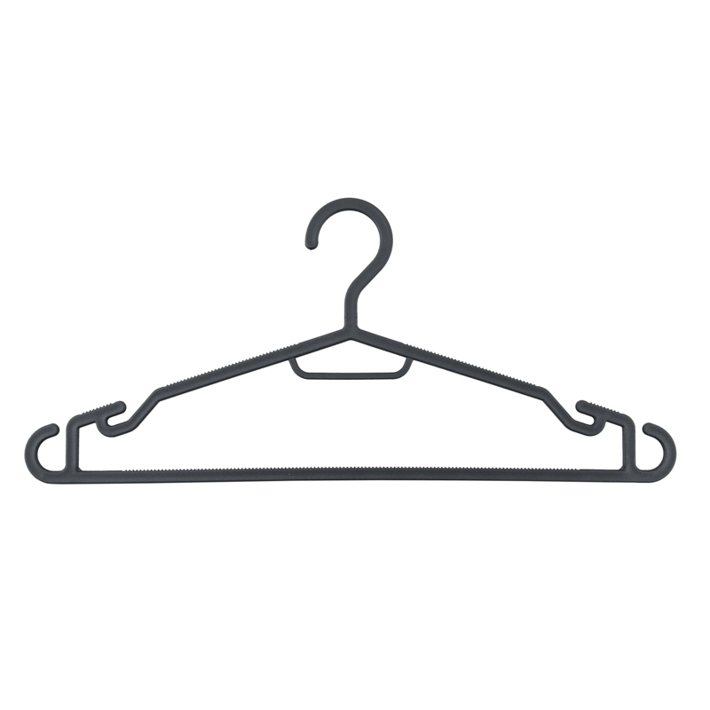 Lot de 10 cintres non rotatif noirs 