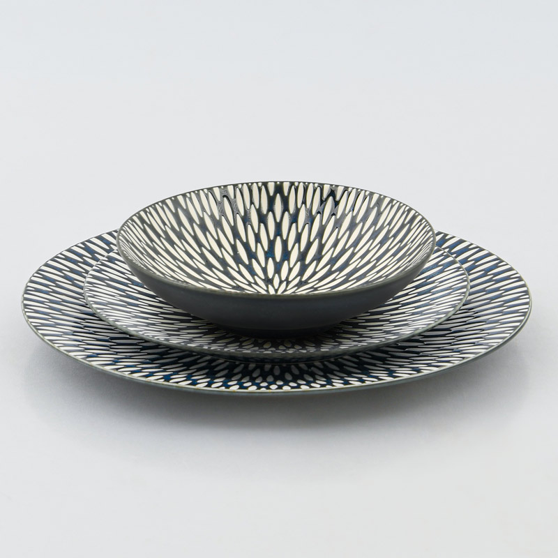 Assiette à dessert 'Serena' bleu