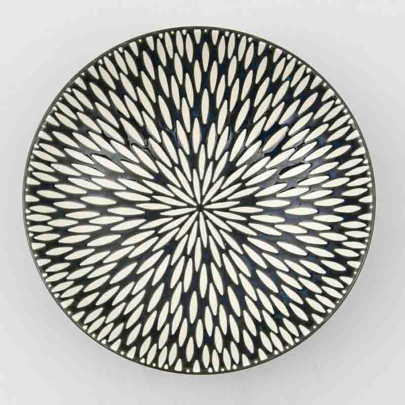 Assiette creuse 'Serena' bleu