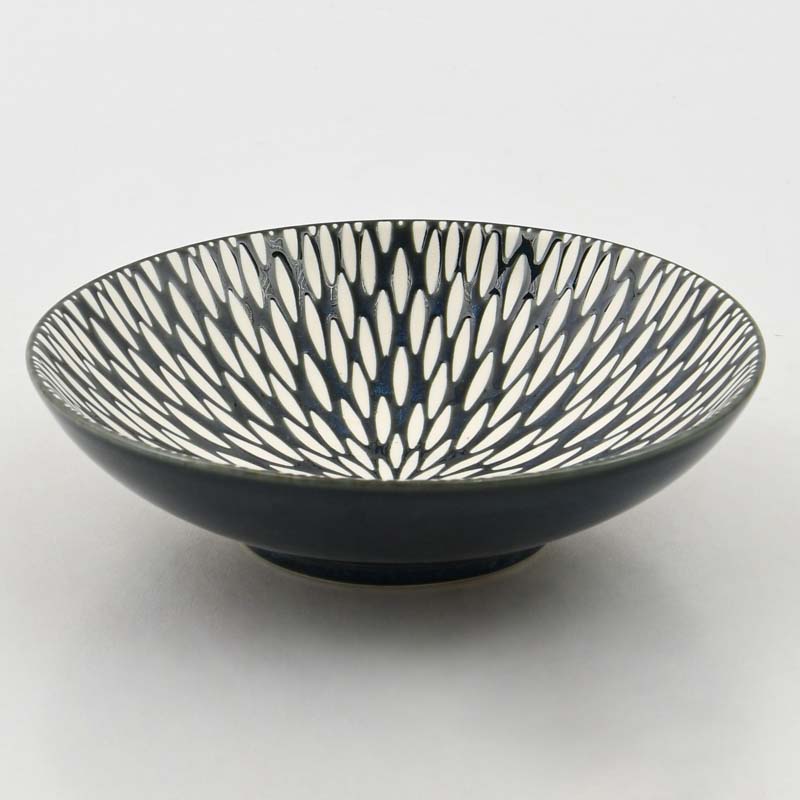 Assiette creuse 'Serena' bleu