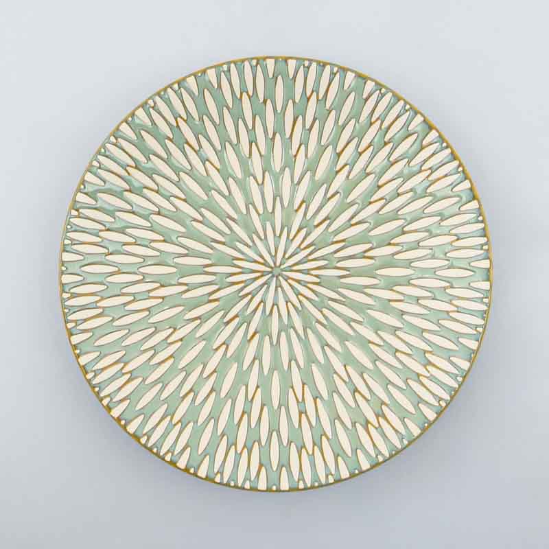 Assiette à dessert 'Serena' verte