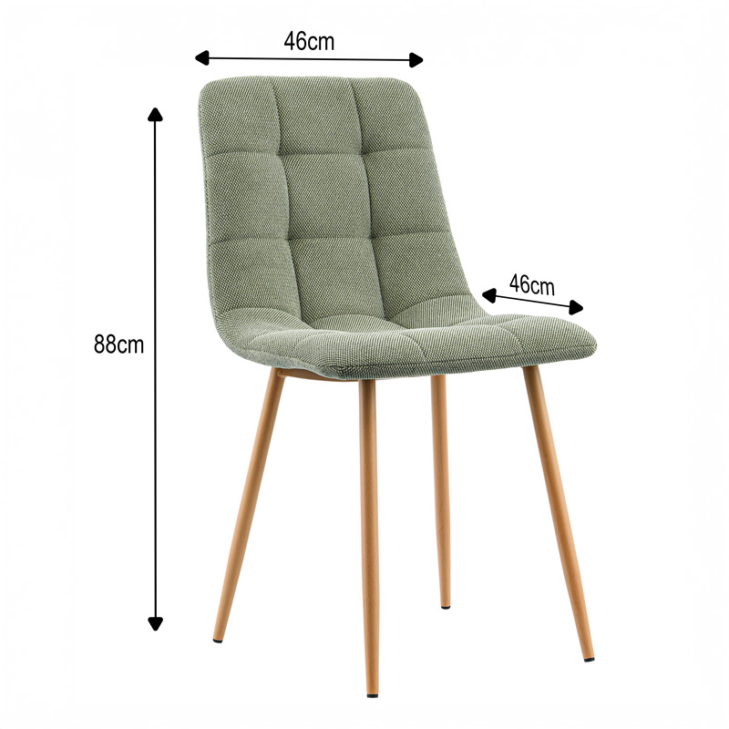 Chaise 'Almyre' vert