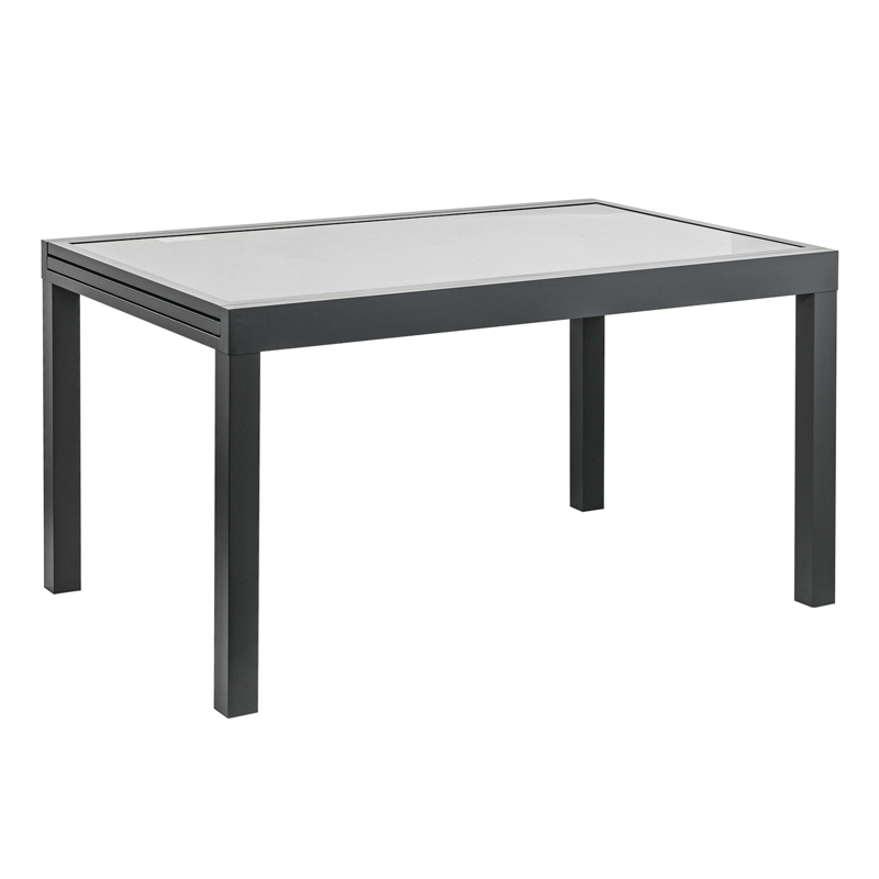 Table de jardin extensible 'Capri' grise 