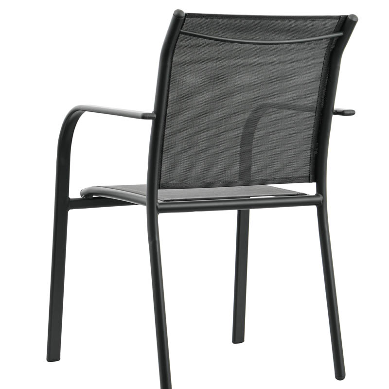 Chaise de jardin avec accoudoirs