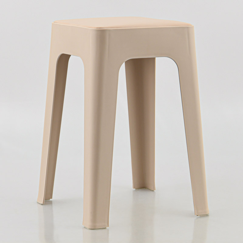 Tabouret 'Leo' ivoire