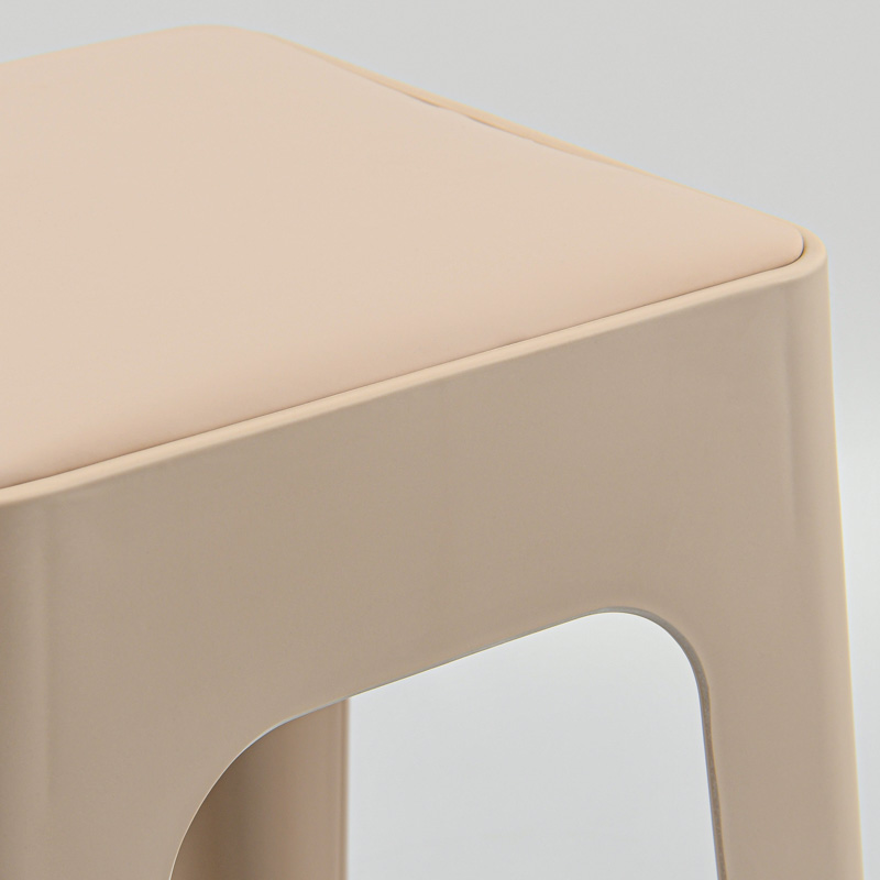 Tabouret 'Leo' ivoire