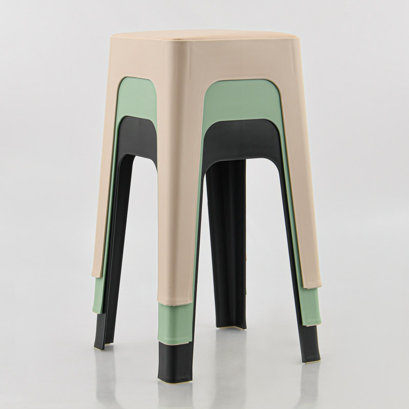 Tabouret 'Leo' ivoire