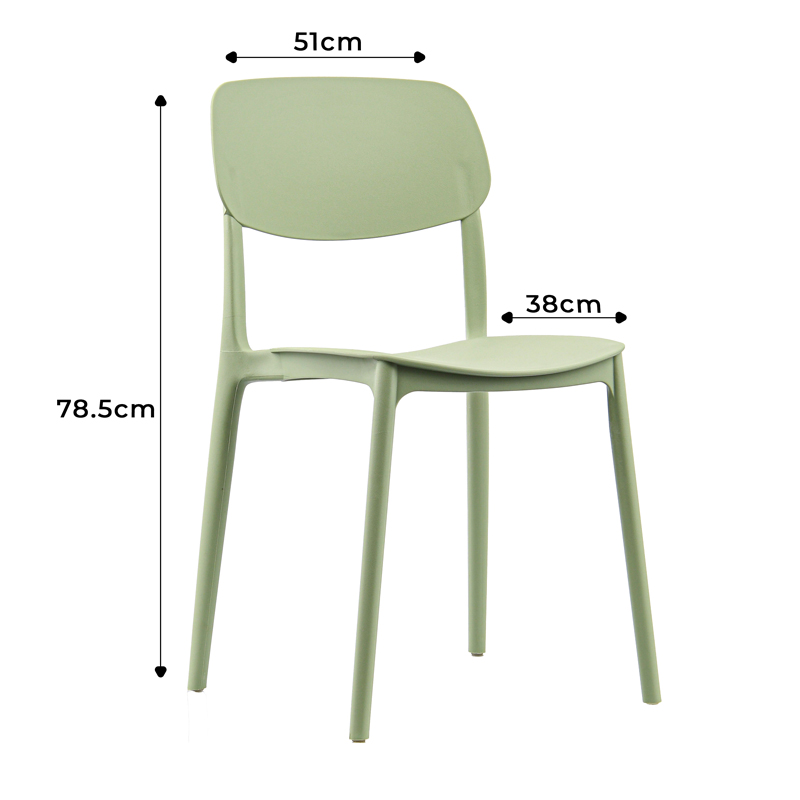 Chaise 'Celia' vert sauge