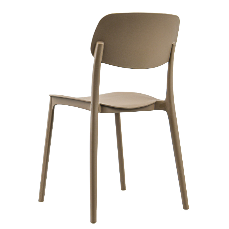 Chaise 'Celia' taupe