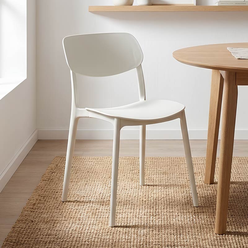 Chaise 'Celia' ivoire