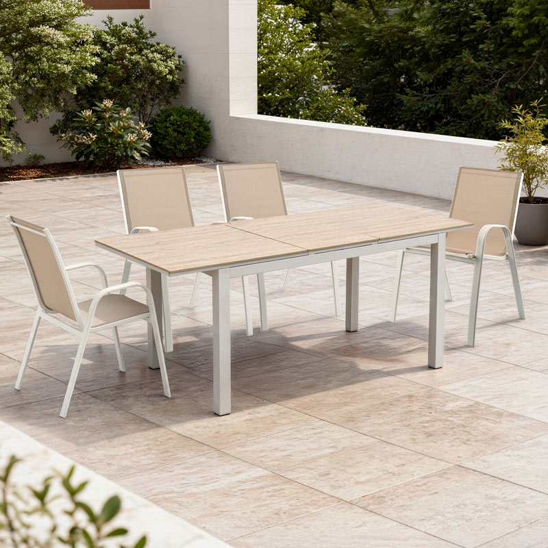 Table de jardin extensible 'Madere'