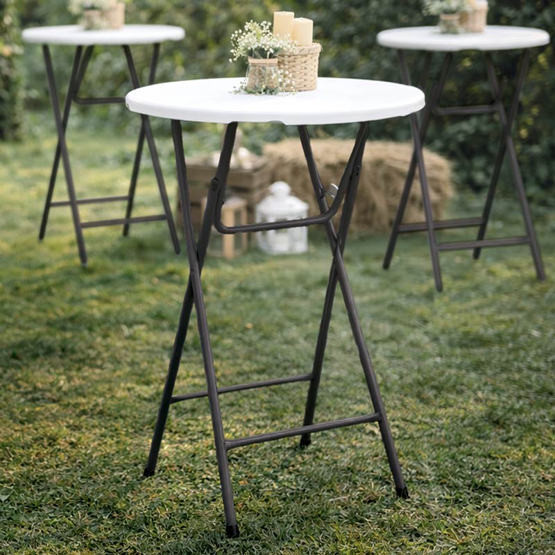 Table mange debout pliante