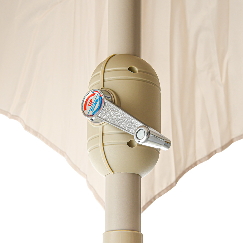 Parasol droit inclinable 'Andres'