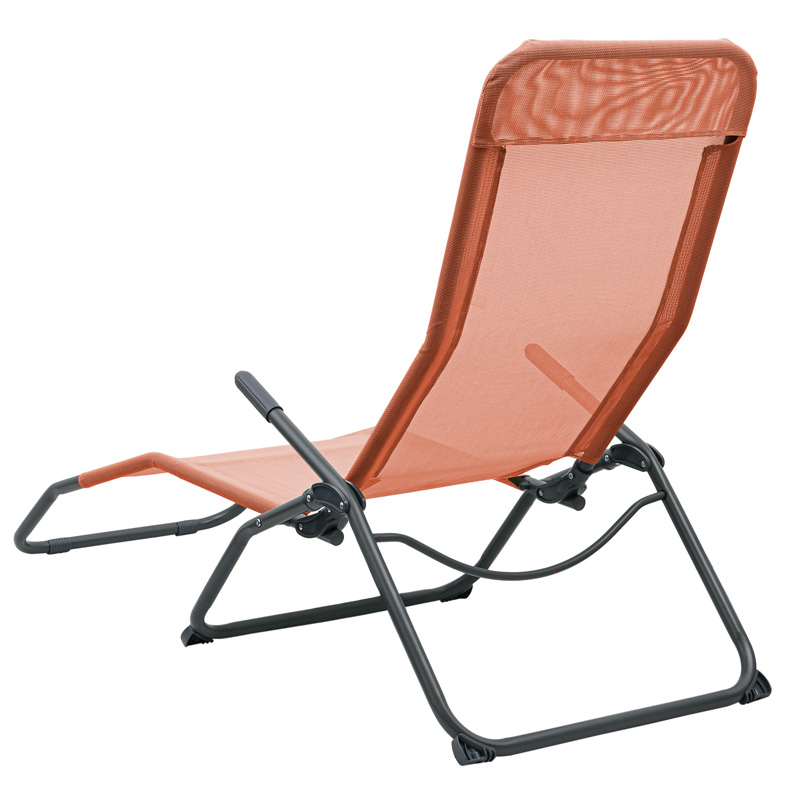 Chaise longue 'Siesta' terracotta