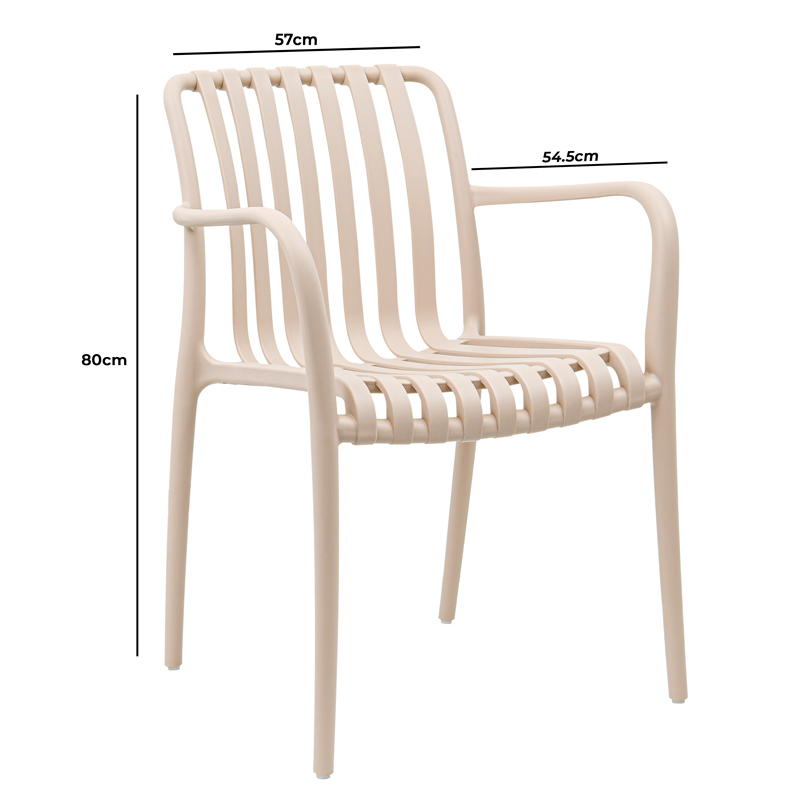 Chaise de jardin 'Palmaria' beige