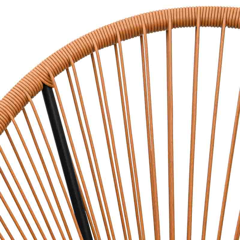 Fauteuil filaire 'Borneo' beige