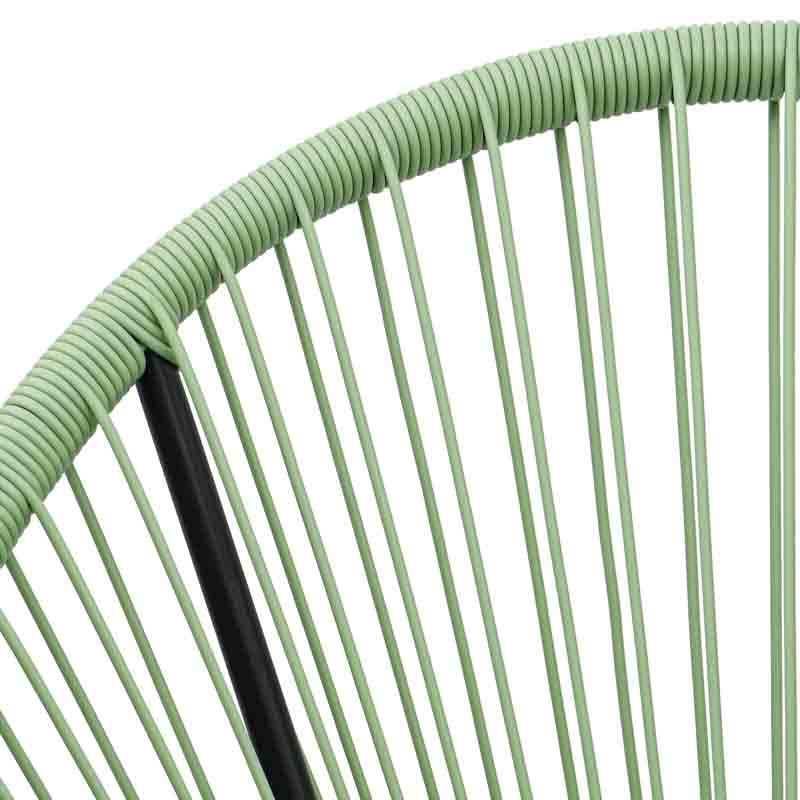 Fauteuil filaire 'Borneo' kaki