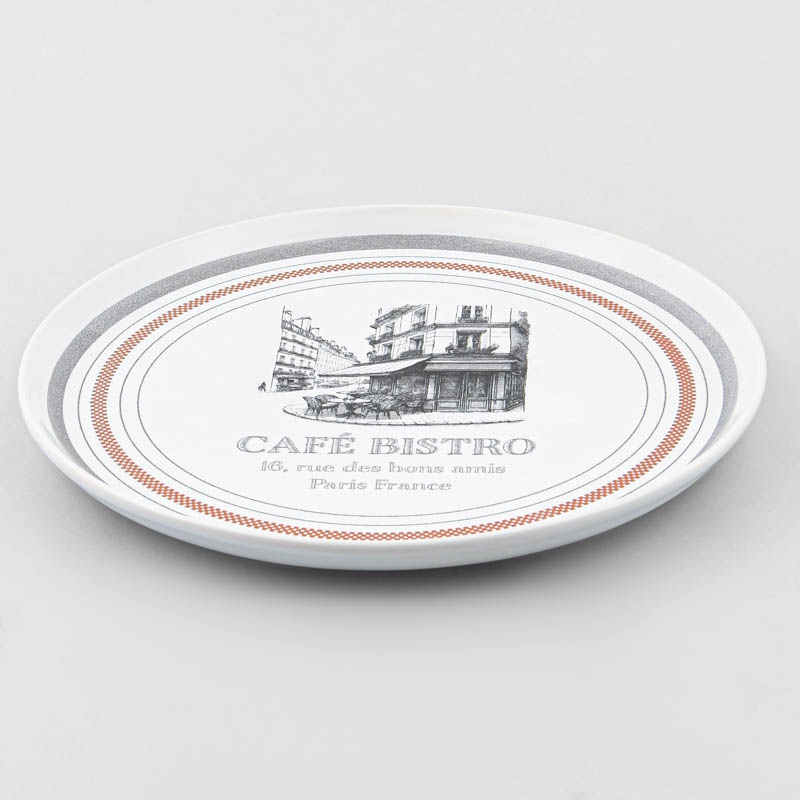 Assiette à dessert 'Café Bistro' 