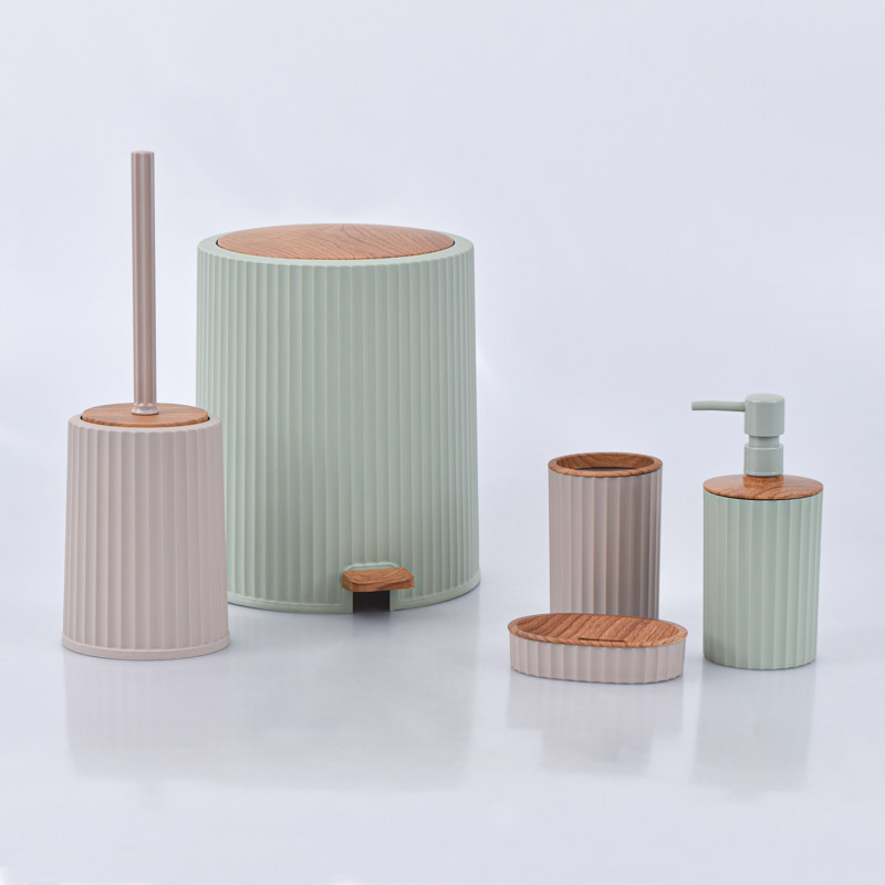 Brosse WC avec support 'Coliseum' vert d'eau 