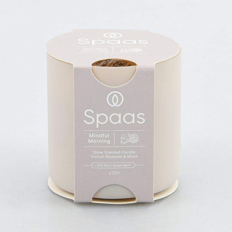 Bougie parfumée 'Glow' fleur de coton et musc