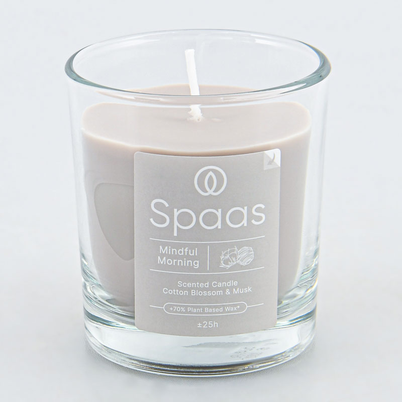 Bougie parfumée fleur de coton et musc