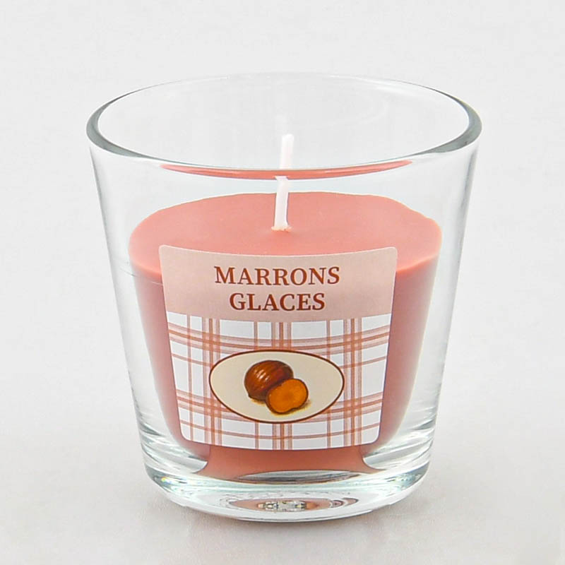 Bougie parfumée 'Marrons glacés' 
